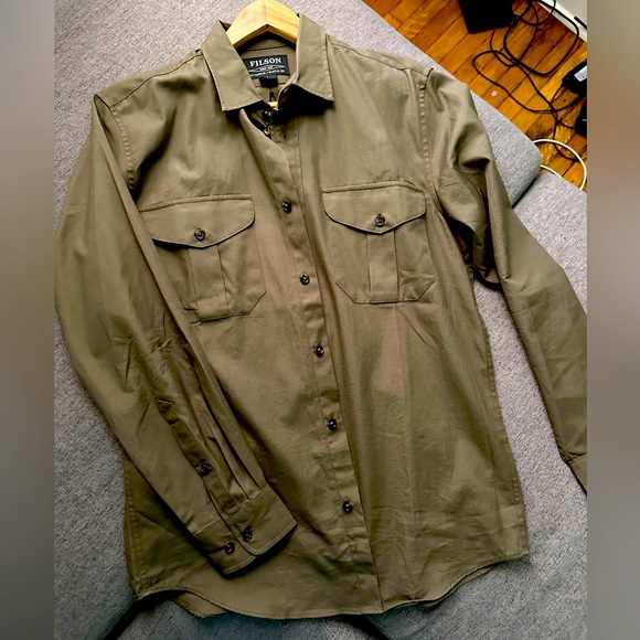 Filson button down- olive grey - Picture 1 of 4